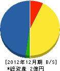 麻生園 貸借対照表 2012年12月期 麻生園 貸借対照表 2012年12月期
