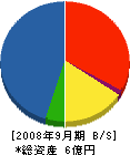 美南組 貸借対照表 2008年9月期 美南組 貸借対照表 2008年9月期