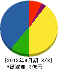 山湛産業開発 貸借対照表 2012年9月期 山湛産業開発 貸借対照表 2012年9月期