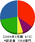 新日軽 貸借対照表 2009年3月期 新日軽 貸借対照表 2009年3月期
