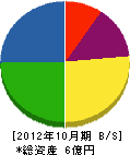 サン・ロード 貸借対照表 2012年10月期 サン・ロード 貸借対照表 2012年10月期