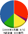 松井建設 貸借対照表 2009年3月期 松井建設 貸借対照表 2009年3月期