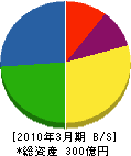 東電環境エンジニアリング 貸借対照表 2010年3月期 東電環境エンジニアリング 貸借対照表 2010年3月期
