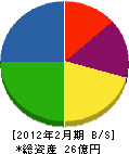 マグナ通信工業 貸借対照表 2012年2月期 マグナ通信工業 貸借対照表 2012年2月期