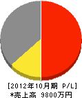 にがた工機 損益計算書 2012年10月期 にがた工機 損益計算書 2012年10月期