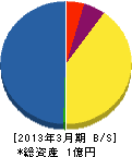 丸木運輸工事 貸借対照表 2013年3月期 丸木運輸工事 貸借対照表 2013年3月期