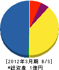 丸木運輸工事 貸借対照表 2012年3月期 丸木運輸工事 貸借対照表 2012年3月期