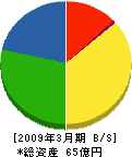 中田建設 貸借対照表 2009年3月期 中田建設 貸借対照表 2009年3月期