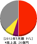 石橋建設工業 損益計算書 2012年5月期 石橋建設工業 損益計算書 2012年5月期