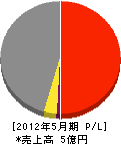 三栄建設 損益計算書 2012年5月期 三栄建設 損益計算書 2012年5月期