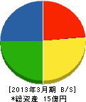 新日本リフォーム 貸借対照表 2013年3月期 新日本リフォーム 貸借対照表 2013年3月期