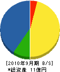 新歩組 貸借対照表 2010年9月期 新歩組 貸借対照表 2010年9月期