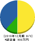 橋本組 貸借対照表 2010年12月期 橋本組 貸借対照表 2010年12月期