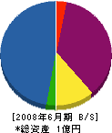 ジェイジェイドリーム 貸借対照表 2008年6月期 ジェイジェイドリーム 貸借対照表 2008年6月期