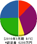 山中造園 貸借対照表 2010年3月期 山中造園 貸借対照表 2010年3月期