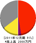阪本塗装工業 損益計算書 2011年12月期 阪本塗装工業 損益計算書 2011年12月期