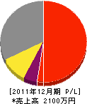 根岸電機工事店 損益計算書 2011年12月期 根岸電機工事店 損益計算書 2011年12月期