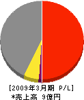 野村建設 損益計算書 2009年3月期 野村建設 損益計算書 2009年3月期
