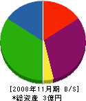合同防災 貸借対照表 2008年11月期 合同防災 貸借対照表 2008年11月期