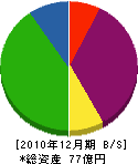 近藤産興 貸借対照表 2010年12月期 近藤産興 貸借対照表 2010年12月期