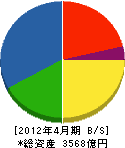 NIPPO 貸借対照表 2012年4月期 NIPPO 貸借対照表 2012年4月期