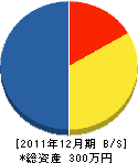 宮本商会 貸借対照表 2011年12月期 宮本商会 貸借対照表 2011年12月期