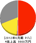 ひまわり塗装 損益計算書 2012年6月期 ひまわり塗装 損益計算書 2012年6月期