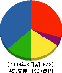 東亜建設工業 貸借対照表 2009年3月期 東亜建設工業 貸借対照表 2009年3月期