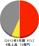 テクノ中央 損益計算書 2012年9月期 テクノ中央 損益計算書 2012年9月期