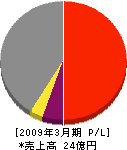 大容建設 損益計算書 2009年3月期 大容建設 損益計算書 2009年3月期