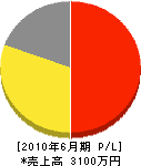 藤森土建 損益計算書 2010年6月期 藤森土建 損益計算書 2010年6月期