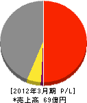 石勝エクステリア 損益計算書 2012年3月期 石勝エクステリア 損益計算書 2012年3月期