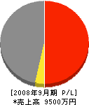 道栄建設 損益計算書 2008年9月期 道栄建設 損益計算書 2008年9月期