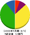 スエヒロ 貸借対照表 2008年5月期 スエヒロ 貸借対照表 2008年5月期