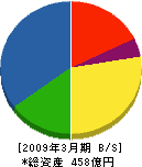 西日本プラント工業 貸借対照表 2009年3月期 西日本プラント工業 貸借対照表 2009年3月期