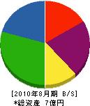 丸格建築 貸借対照表 2010年8月期 丸格建築 貸借対照表 2010年8月期