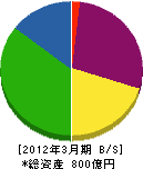 ツバキ・ナカシマ 貸借対照表 2012年3月期 ツバキ・ナカシマ 貸借対照表 2012年3月期