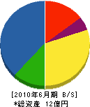 フジコンストラクト 貸借対照表 2010年6月期 フジコンストラクト 貸借対照表 2010年6月期
