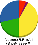 セコム上信越 貸借対照表 2009年3月期 セコム上信越 貸借対照表 2009年3月期