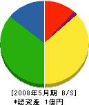 ダイワ緑地 貸借対照表 2008年5月期 ダイワ緑地 貸借対照表 2008年5月期