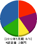 宮下組 貸借対照表 2012年5月期 宮下組 貸借対照表 2012年5月期