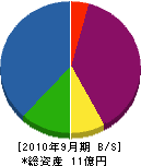 日本クリーンシステム 貸借対照表 2010年9月期 日本クリーンシステム 貸借対照表 2010年9月期