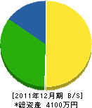 齋藤園芸 貸借対照表 2011年12月期 齋藤園芸 貸借対照表 2011年12月期