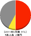 木村電気 損益計算書 2011年6月期 木村電気 損益計算書 2011年6月期