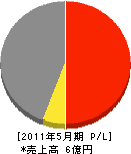 東洋塗装 損益計算書 2011年5月期 東洋塗装 損益計算書 2011年5月期