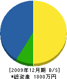 山口土建 貸借対照表 2009年12月期 山口土建 貸借対照表 2009年12月期
