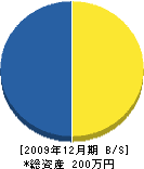 富士建設 貸借対照表 2009年12月期 富士建設 貸借対照表 2009年12月期
