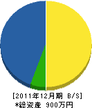 若葉園 貸借対照表 2011年12月期 若葉園 貸借対照表 2011年12月期