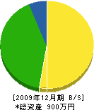 岡野造園 貸借対照表 2009年12月期 岡野造園 貸借対照表 2009年12月期