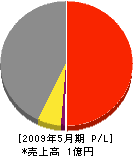 愛地エンジニアリング 損益計算書 2009年5月期 愛地エンジニアリング 損益計算書 2009年5月期